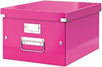 Opbergbox Leitz WOW Click & Store 281x200x370mm roze