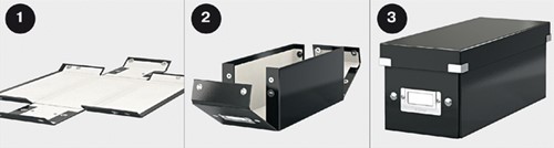 Tijdschriftcassette Leitz WOW Click & Store wit-2