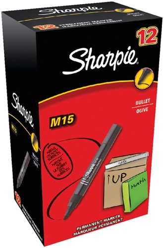 Viltstift Sharpie rond M15 1.8mm zwart-2