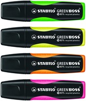 Markeerstift STABILO Green Boss 6070/24 geel-2