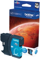 Inktcartridge Brother LC-1100HYC blauw