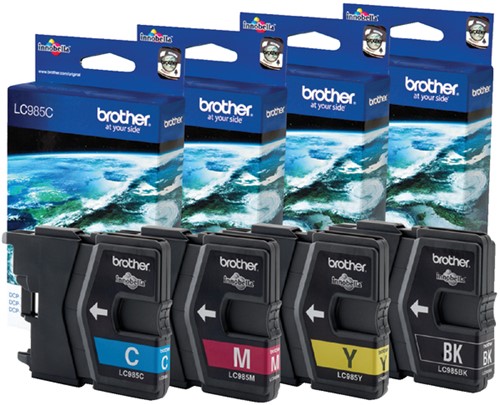 Inktcartridge Brother LC-985C blauw-3