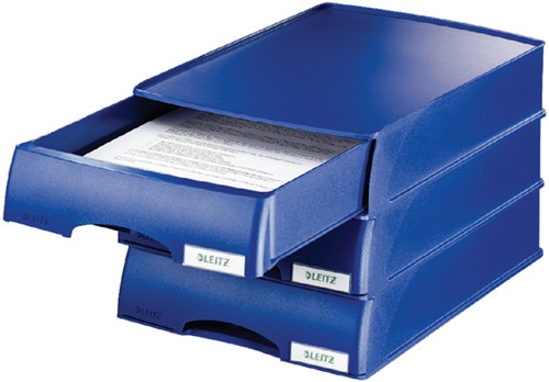 Brievenbak Leitz 5210 Plus blauw met lade-2