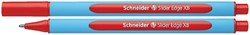 Balpen Schneider Slider Edge extra breed 0.6mm rood