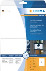 Etiket HERMA 9535 210x148mm weerbestendig wit 20stuks