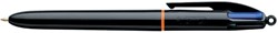 Balpen Bic 4kleuren Pro met ring en clip medium