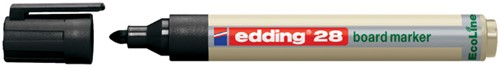 Viltstift edding 28 whiteboard Ecoline rond 1.5-3mm zwart