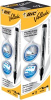 whiteboardmarker Bic Velleda liquid  rond medium zwart-3