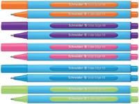 Balpen Schneider Slider Edge extra breed 0.6mm roze-2
