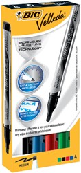 Viltstift Bic Liquid whiteboard rond assorti set à 4st