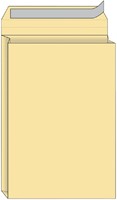 Envelop Quantore monsterzak 262x371x38mm zelfklevend creme 125 stuks