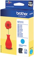 Inktcartridge Brother LC-121C blauw