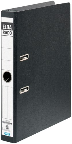 Hangordner Elba Rado 45mm karton zwart gewolkt