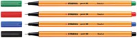 Fineliner STABILO point 88/46 fijn zwart-3