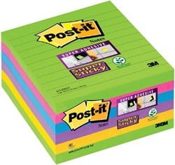 Zelfklevende memoblaadjes Super Sticky