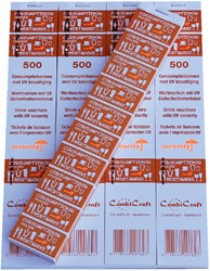 Consumptiebon Combicraft UV beveiliging 500 stuks oranje