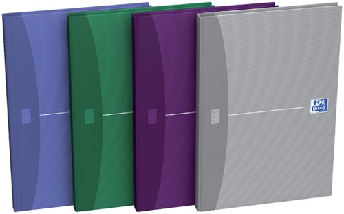 Notitieboek Oxford Office Essentials A4 96vel lijn assorti