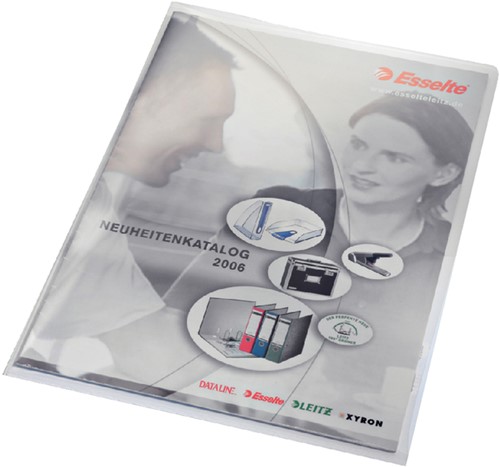 L-map Leitz premium A4 0.15mm PVC transparant