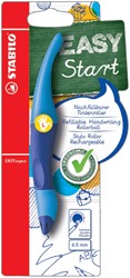Rollerpen STABILO Easyoriginal linkshandig licht/donkerblauw blister