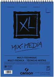 Aquarelblok Canson  XL Mix Media  A3 300gr spiraal 30 vel