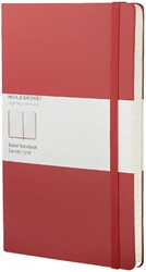 Moleskine Notitieboek large 130x210mm lijn hard cover  rood 1 STUK