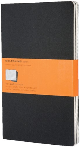 Moleskine Schrift  130x210mm lijn 160blz 70gr zwart