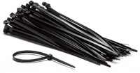 Inbindstrips IEZZY nylon 4.8x200mm D 49.5mm zwart 100 stuks