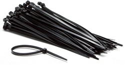 Inbindstrips IEZZY nylon 4.8x200mm D 49.5mm zwart 100 stuks
