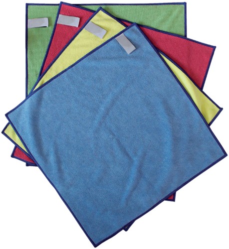 Microvezeldoek Primesource professional 38x38cm groen pak à 10 stuks-3