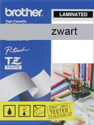 Labeltape Brother P-touch TZE-M951 24mm zwart op zilver-3