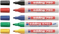 Viltstift edding 750 lakmarker rond geel 2-4mm-2