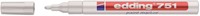 Viltstift edding 751 lakmarker rond 1-2mm wit blister à 1 stuk-2