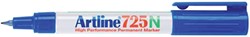 Fineliner Artline 725 rond 0.4mm blauw