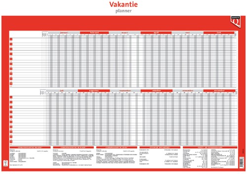 Vakantieplanner 2025 Quantore