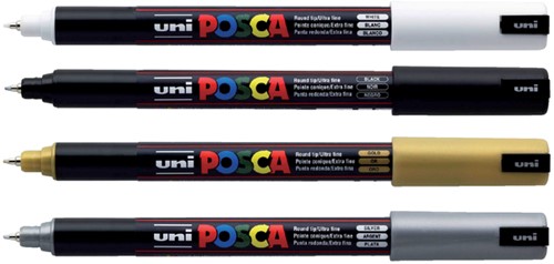 Verfstift Posca PC5M medium donkergroen-2