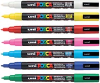 Verfstift Posca PC3M fijn wit-2