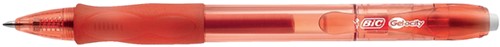 Gelschrijver Bic Gelocity rood medium