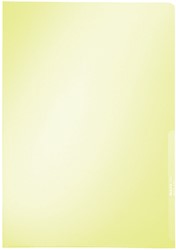 L-map Leitz premium A4 0.15mm PVC geel