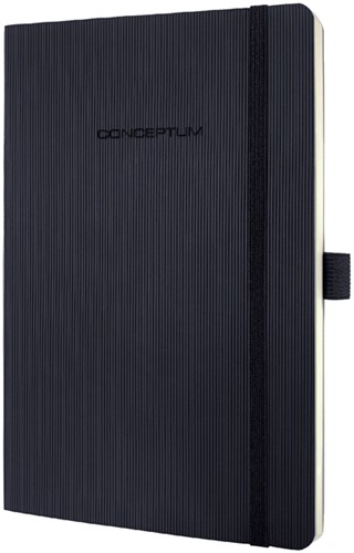 Notitieboek Sigel Conceptum Pure A5 194blz 80gr lijn zwart