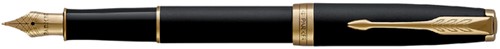 Vulpen Parker Sonnet matte black lacquer GT fijn
