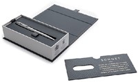 Balpen Parker Sonnet stainless steel CT medium-1