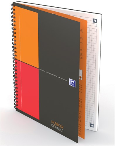 Spiraalblok Oxford International Notebook A5+ ruit 5mm-2