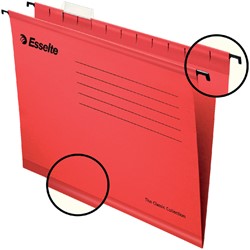 Hangmap Esselte Classic A4 V-bodem rood