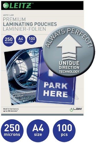 Lamineerhoes Leitz ILAM A4 2x250micron 100stuks-2