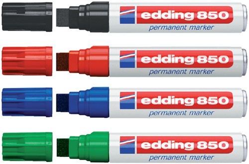 Viltstift edding 850 blokpunt blauw 5-16mm-2