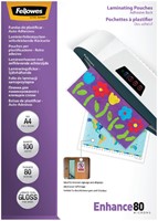 Lamineerhoes Fellowes A4 zelfklevend 2x80micron 100stuks-3