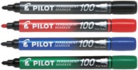 Viltstift PILOT 100 rond fijn blauw-2