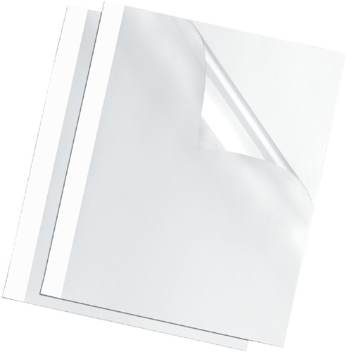Thermische omslag Fellowes A4 3mm wit 100stuks-2