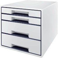 Ladenblok Leitz WOW 4 laden wit/grijs