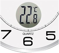 Wandklok Unilux Tempus Ø30,5cm lichtgrijs/wit-3
